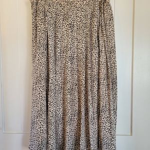 Animal print skirt
